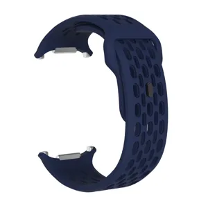 Silicone perforated watch band replacement strap compatible with Samsung Galaxy Watch Ultra.