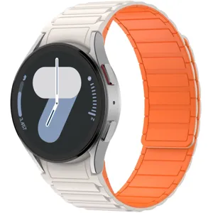 Magnetic Silicone Watch Band Replacement Strap Compatible With Galaxy Watch Soft Breathable Sport Wristband