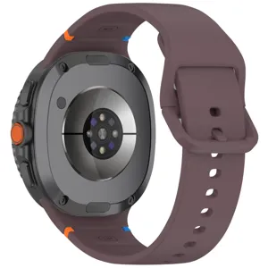 Silicone watch band replacement for smartwatch, comfortable fit, stylish design for daily wear.