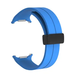 Silicone Magnetic Watch Band For Smart Watch Ultra Replacement Strap Soft Waterproof Wristband Accessories