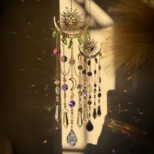 Crystal Sun Catcher Window Hanging Prism Rainbow Maker Wind Chime Home Decor Gift