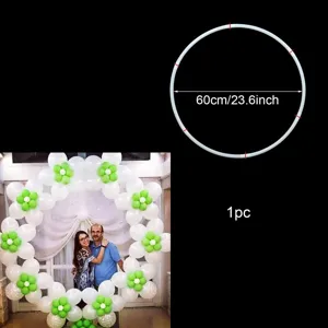 Cadre d'arche de ballon rond 60cm support de cercle pour décoration de fête de mariage 1pc