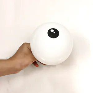 Halloween ballon globe oculaire de 5 pouces jouet en latex rond blanc pour deco de fete.