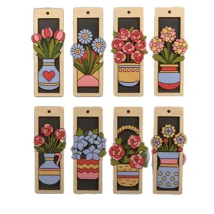 Ornamenti sospesi in legno per vasi di fiori fai da te set di decorazioni creative per casa