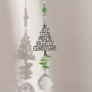 Kristall Weihnachtsbaum Sonnenfänger Anhänger Fenster Hängend Ornament Heim Dekor Detail