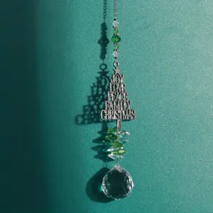 Kristall Sonnenfänger Weihnachtsbaum Anhänger Fenster Hängende Dekoration Ornament