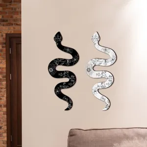 Bohemian Wooden Wall Art Hanging Sign Pine Wood Animal Plant Carved Home Decor Living Room Bedroom Wall Sticker