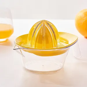 Manuelle Fruchtpresse Haushalt Orange Zitronenpresse Kunststoff Handpresse Becher Küche Werkzeug Saftbereiter