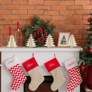 Wooden 3D mini Christmas tree table decoration puzzle piece holiday party display detail view