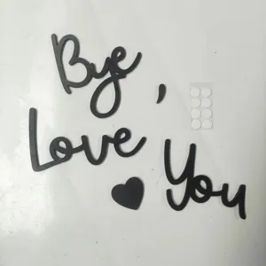 Set de decoración de pared con letras de amor de madera para San Valentín y fiesta romántica.