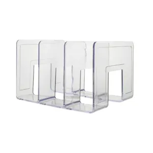 Transparenter Plastiktaschen-Organizer mit mehreren Fächern für Handtaschen Aufbewahrung.