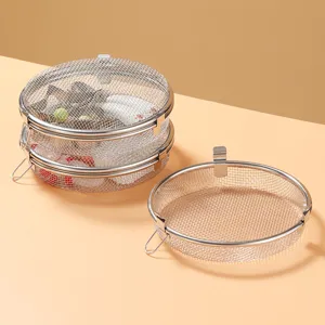 Stainless steel dishwasher basket for small items kitchen mesh storage organizer tool