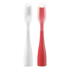 Household dual-color standing jam scraper spoons set, mini cute kitchen condiment spoon ideal.
