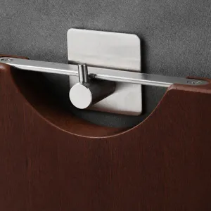 Stainless Steel Wall Hooks Brushed Finish Waterproof Heavy Duty Utility Hooks For Bathroom Kitchen Door Coat Hat Towel Rack
