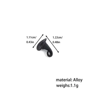 Schwarzer Hexenhut Legierung Anhänger DIY Zubehör Schmuckherstellung kleine Größe leicht.
