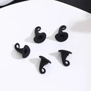 Schwarze Hexenhut Schmuck Anhänger DIY Basteln Zubehör, Zinklegierung Material, 6 Stk.