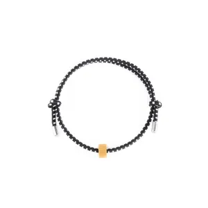 Tungsten carbide survival bracelet emergency glass breaker cord for men and women daily use.