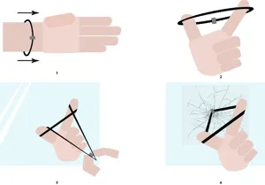 Tungsten carbide emergency window breaker survival bracelet usage guide instruction image