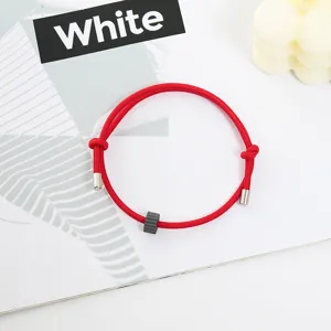 Red rope tungsten carbide emergency window breaker survival bracelet for daily wear