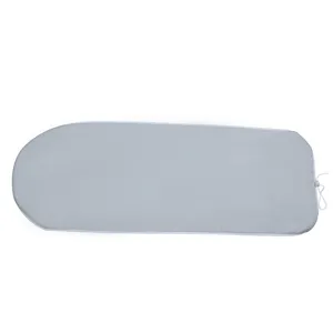 Housse de planche à repasser grise en coton résistant à la chaleur pour table pliable.