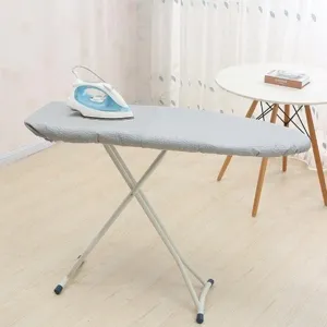 Housse de Planche à Repasser Résistante à la Chaleur Coton Enduit d'Argent Toile Protection Rembourrée Avec Cordon