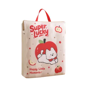 Sac à Linge En Maille De Poliester Moderne Imprimé Dessin Animé Filet De Lavage À Fermeture Éclair Organisateur De Protection Pour Vêtements