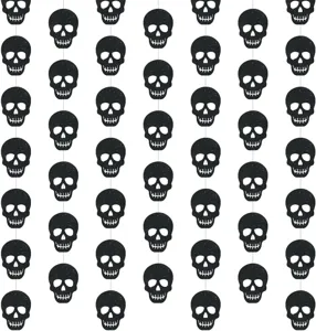 Guirlande suspendue tête de mort Halloween fête décoration bannière accessoire
