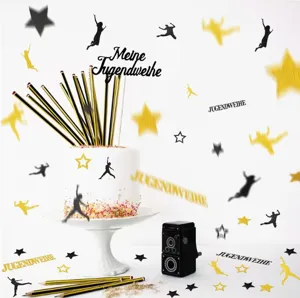 Set di coriandoli da tavolo Jugendweihe per decorazioni festa di gioventù.