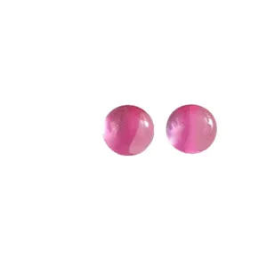 Pink round resin stud earrings minimalist trendy cute candy color minimalist jewelry for women