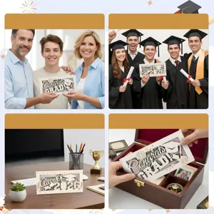 2026 graduation wooden cash holder money gift box personalized graduation party decor