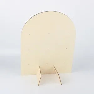 Wooden arch dessert display stand donut holder wedding party snack pastry shelf table decor
