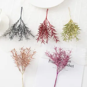 Artificial Starry Grass Branches Plastic Glitter Small Bundle Flowers For Home Wedding DIY Craft Decoration