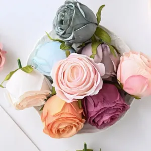 Künstliche Seide Rosenblüten Köpfe Großpackung Falsche Rosen Für DIY Handwerk Hochzeit Heim Party Florale Dekoration Kranz Herstellung