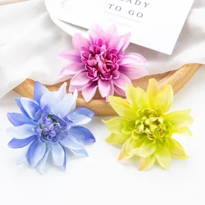 Künstliche Dahlien Blumen 10cm Seidenstoff künstliche Blumen Heimdeko Fotografie DIY Handwerk