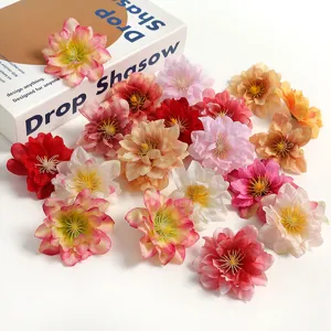 Kunstmatige chrysantenbloemen voor DIY handgemaakte bloemenkransen en leuke Hanfu haaraccessoires.