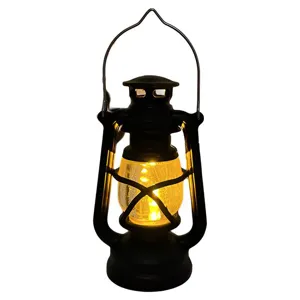 Antike LED Kerosene Laterne Nachtlicht, retro dekorative Hängelampe für Zuhause und Camping.