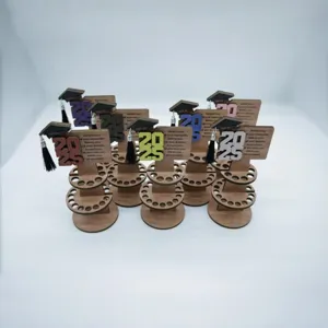 2025 portamonedas de graduacion de madera regalo creativo decoracion fiesta graduacion