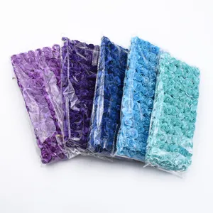 Artificial Rose Flowers DIY Craft Pack Mini Paper Flowers for Wedding Favor Boxes