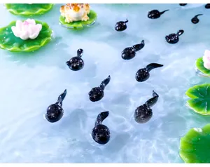 Miniatuur hars kikkervisjes kikker beeldjes micro landschap DIY rivier dier bureau decor