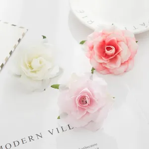 Artificial peony flower heads detail, perfect for DIY wedding decor, floral arrangements and crafts.