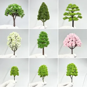 Architectural Sand Table Model Simulation Tree Micro Landscape DIY Scene Finished Cherry Blossom Tree Model