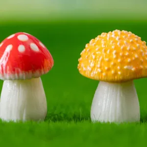 Miniaturas de setas de resina para decoracion de jardin accesorios de macetas y micropaisajes.