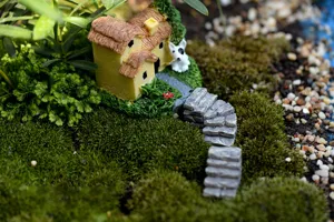 Miniatur Stein Treppe Mikro Landschaft Harz Ornament Detail, ideal für Topfpflanzen Gartendekor.
