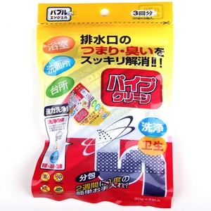 Potente polvo desatascador de tuberías japonés para fregaderos de cocina y de baño