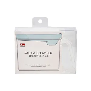 Japanese Style Plastic Seasoning Box Wall Mounted No Drill Sugar Salt Shaker Spice Storage Container With Spoon For Kitchen