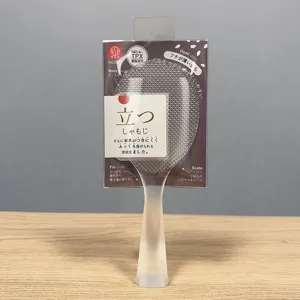 Japanischer Stil Minimalistischer Stehender Reislöffel Antihaft Kunststoff Reislöffel Transparent TPX Hitzebeständige Geprägte Reisschaufel Küchenlöffel