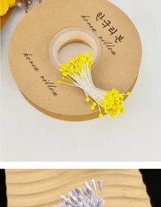 Kunstblumen Staubgefässe DIY Bastelmaterial bunte Perlen Blumen Accessoires für Handarbeit