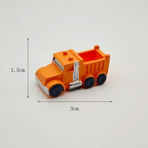 Miniature resin dump truck model micro landscape DIY fairy garden decoration engineering toy car