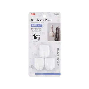 Moderno Minimalista Mini Ganci Adesivi Da Muro Bianco ABS Autoadesivo Ganci Di Utilità Per Appendere Chiavi Bagno Cucina Casa Stoccaggio Organizzazione