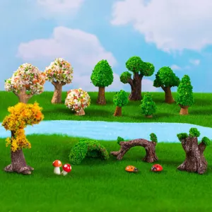 Miniatur Harz Baeume Feen Garten Landschaft Dekoration DIY Handwerk Mini Pflanze Ornament
